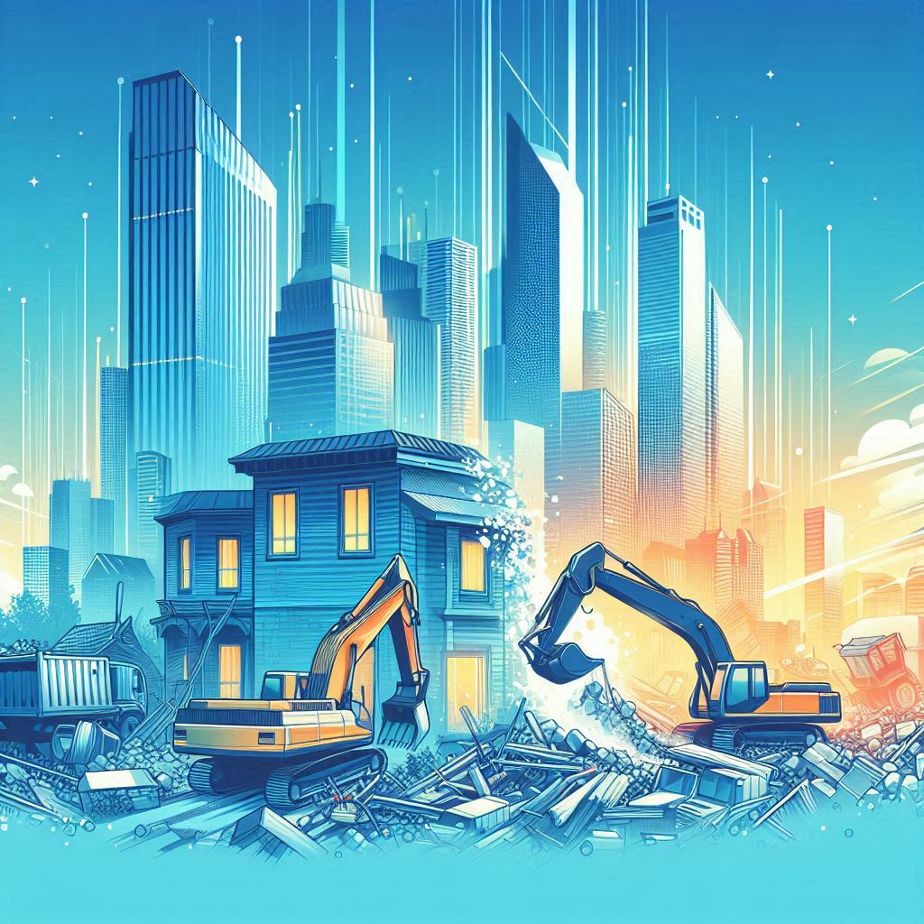 Der Abriss eines Gebäudes oder...